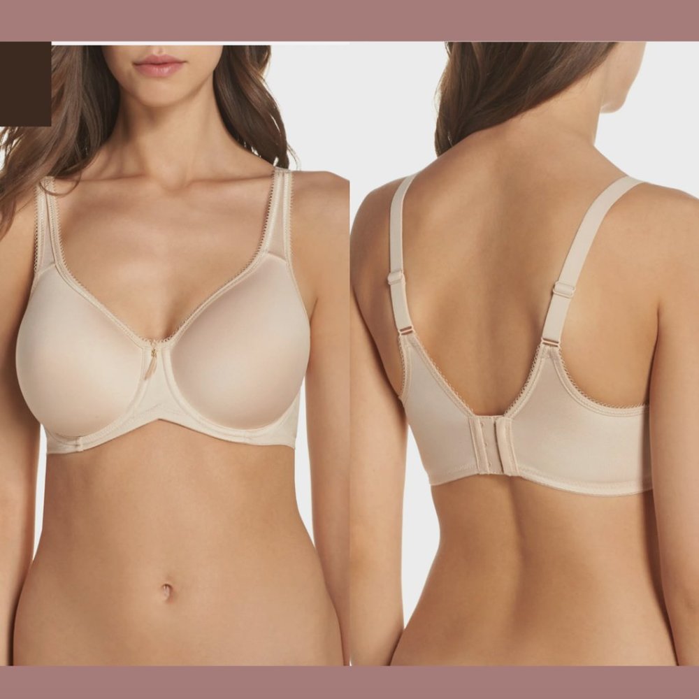 NWT‎ $65 Wacoal [ 42DD ] Basic Beauty Spacer Underwire T-Shirt Bra in Nude #6273